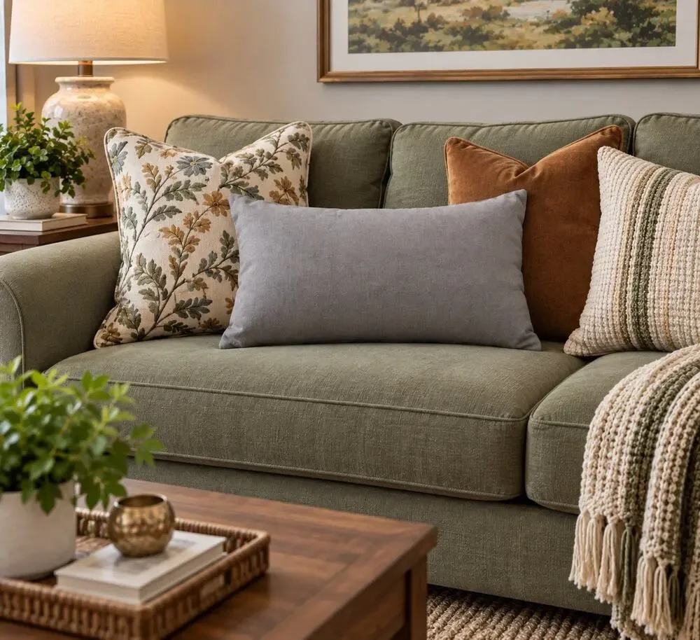 Ballard Designs Gray BelissIma Flax Duck Down Filled Lumbar Pillow 20 X 12